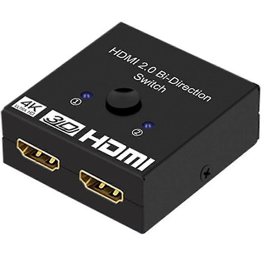 Hdmi Switcher 2in1 Out 4k High-definition Two-way Switch Out Splitter