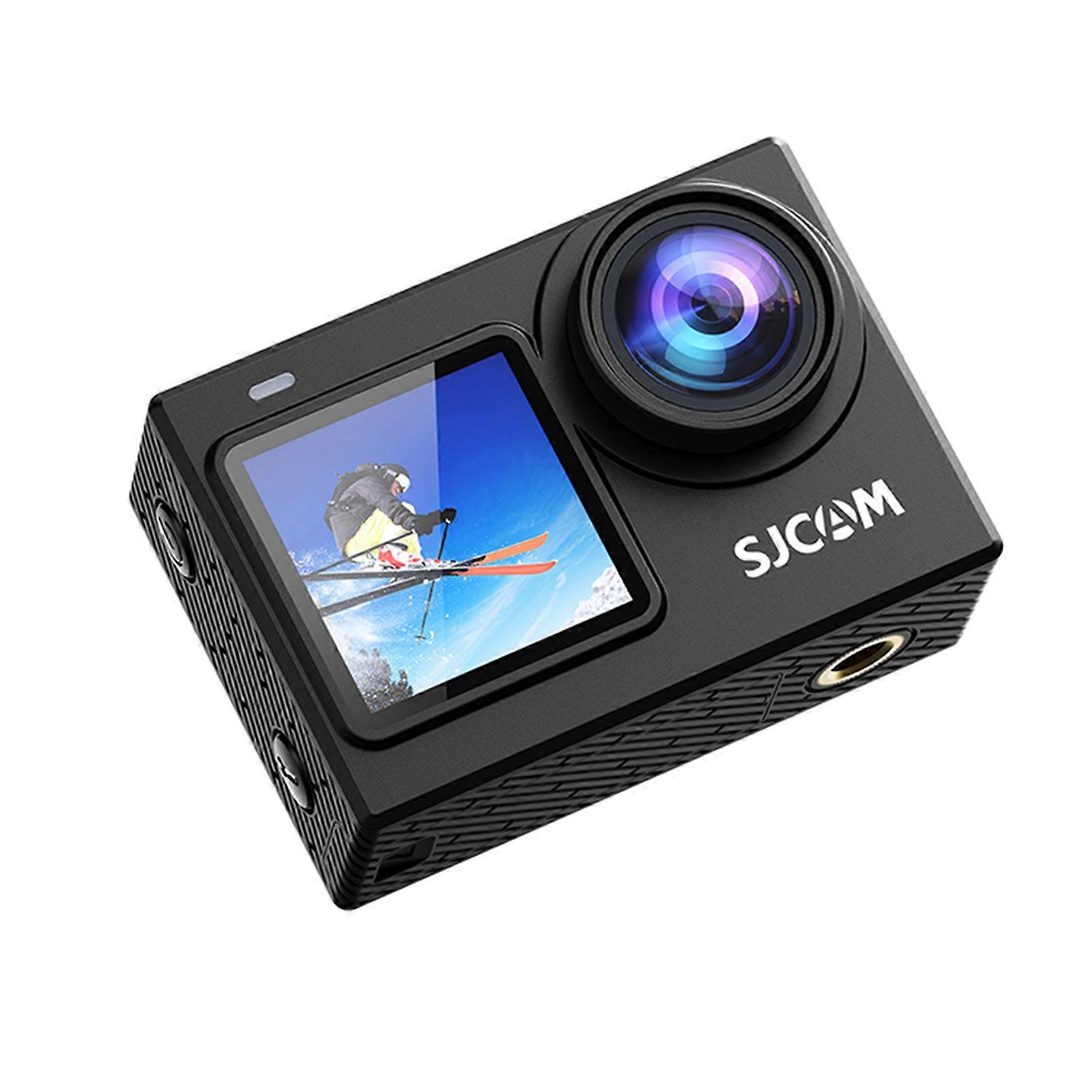 4K Waterproof Sports Action Camera: Dual Screen, 6-Axis Stabilization, 24MP Photos
