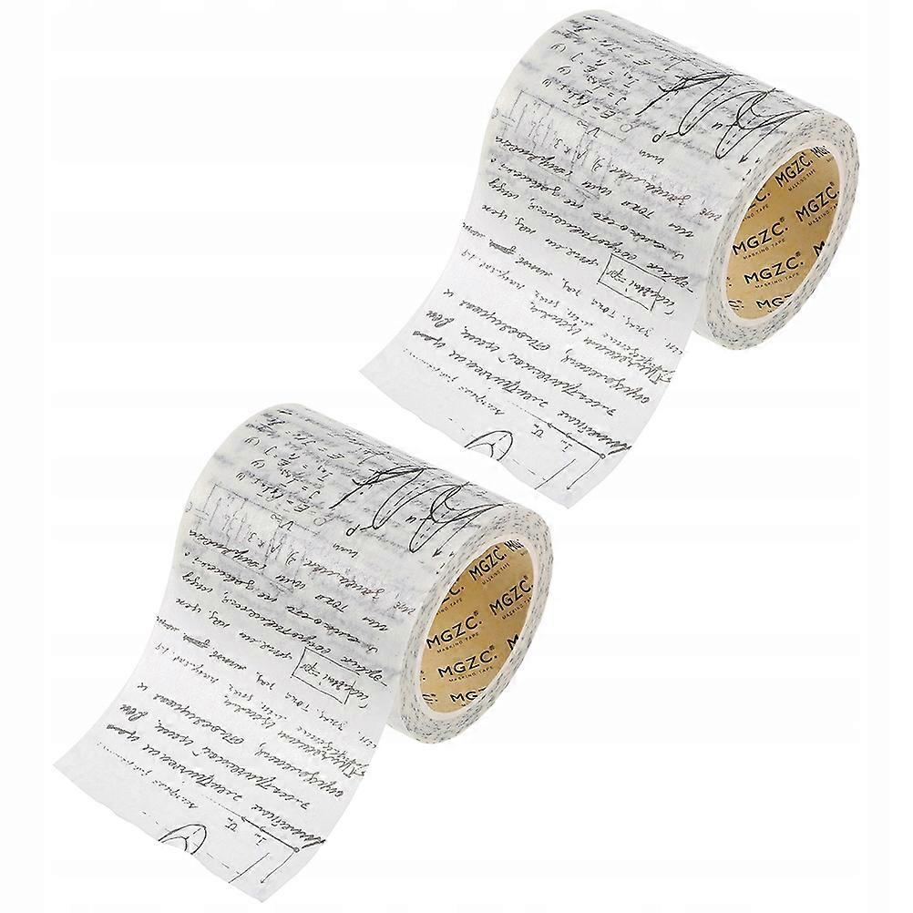 2 Rolls Diy Decorative Tape Retro Gothic Style