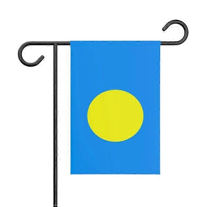 Palau Flag - 32 x 47.5 cm - Polyester - Double-Sided Print - Multicolor