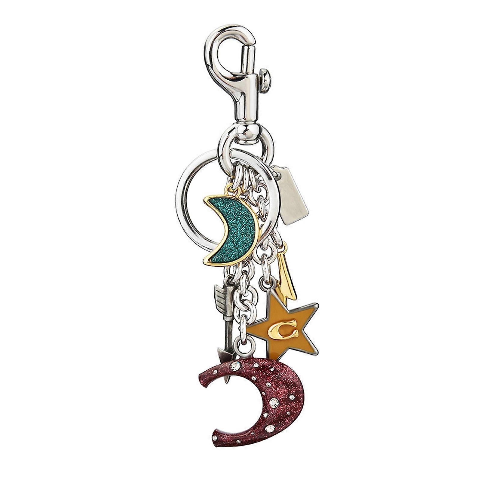 Charm Keychain Creative Beads Keyrings Stylish Key Holder Moon Key Ornament Suitable for Women Matching Various Outfits