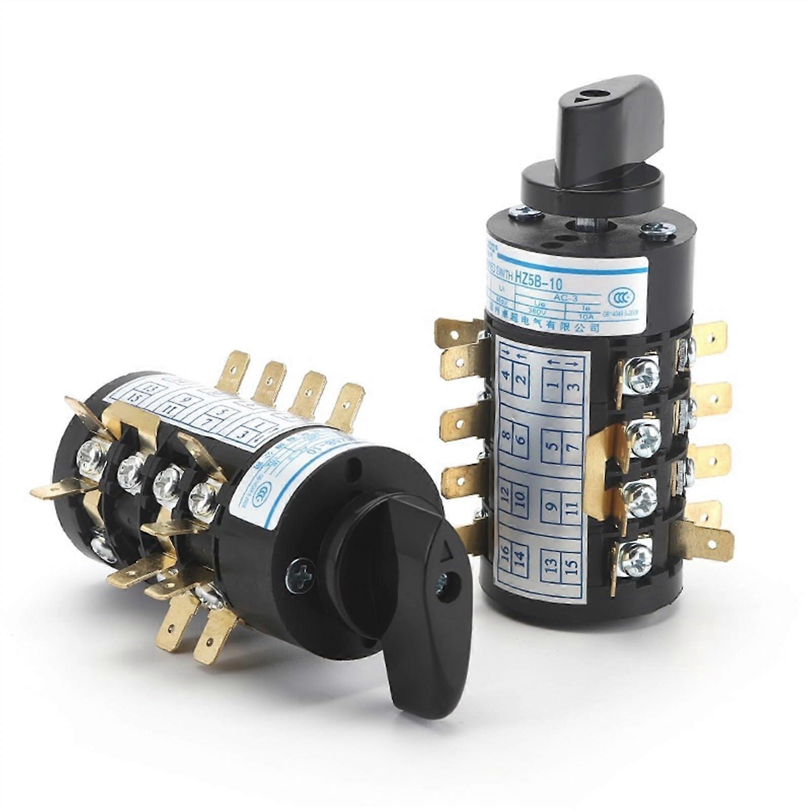 HZ5B-20/4 4-Phase Sliver Contact Rotary Cam Transfer Combination Switch For Electric Welding Machine, 20A 660V, 4.CCC