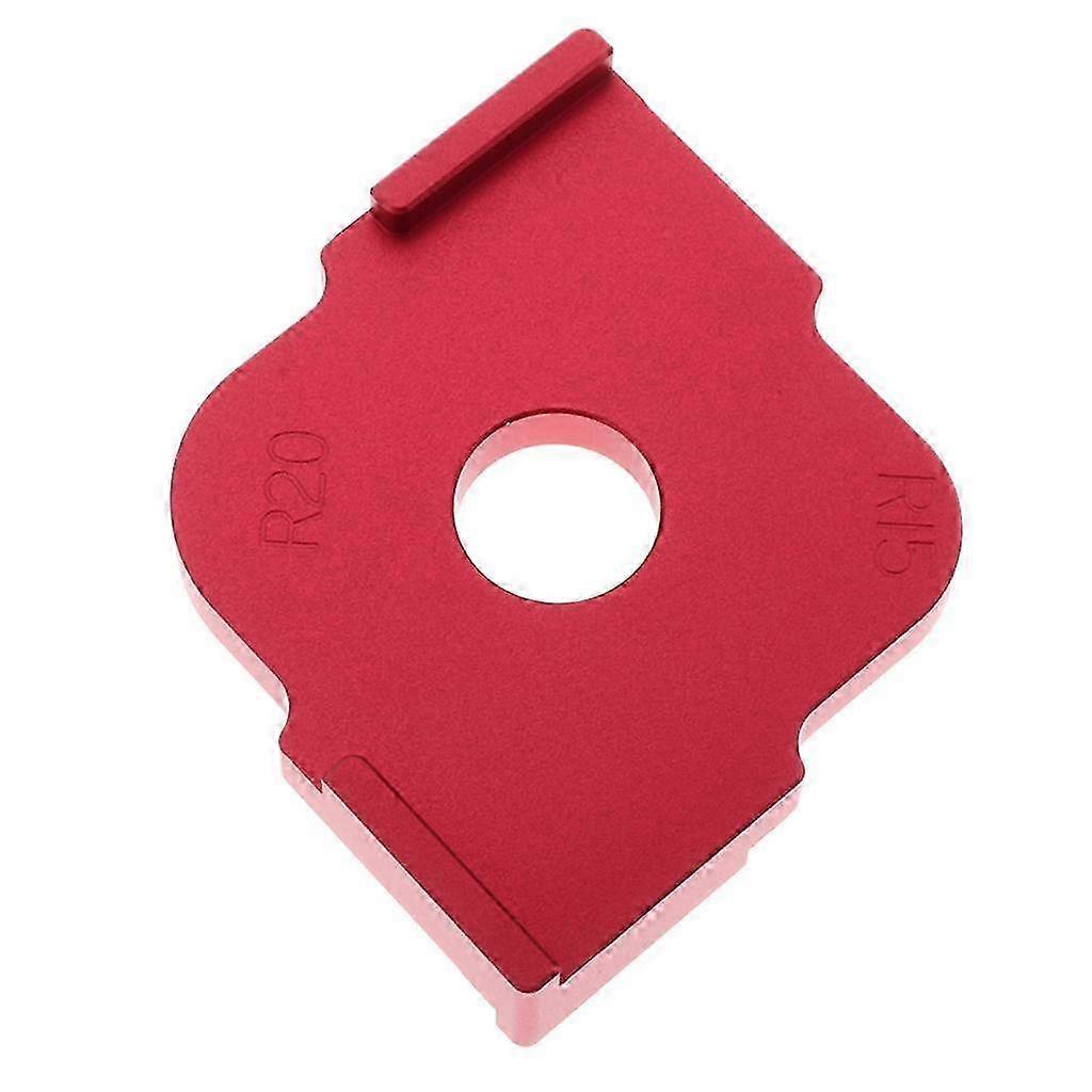 R5 R10 Aluminum Alloy Rounded Corner Bit Templates Positioning Plate-color: R15-R20