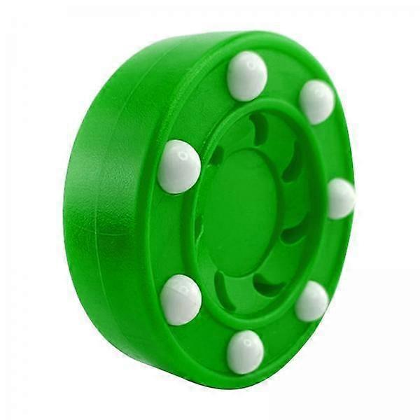 4x耐久性のあるローラーホッケーパックトレーニング高性能スライダーグリーン