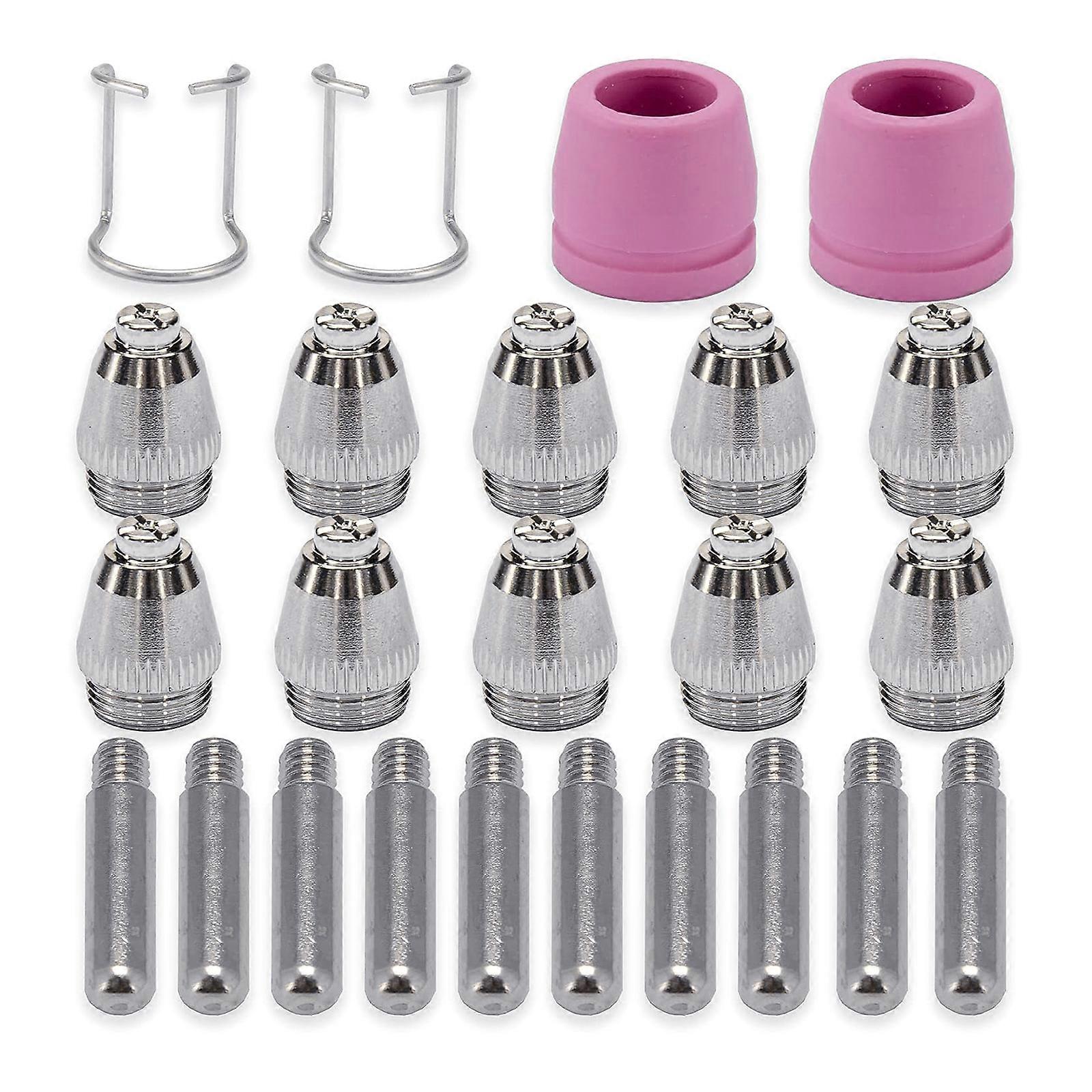 Plasma Cutter Torch Consumables Electrode Nozzles Cups Kit Galvanized Copper Ceramics SG55 AG60 WSD60P Consumables