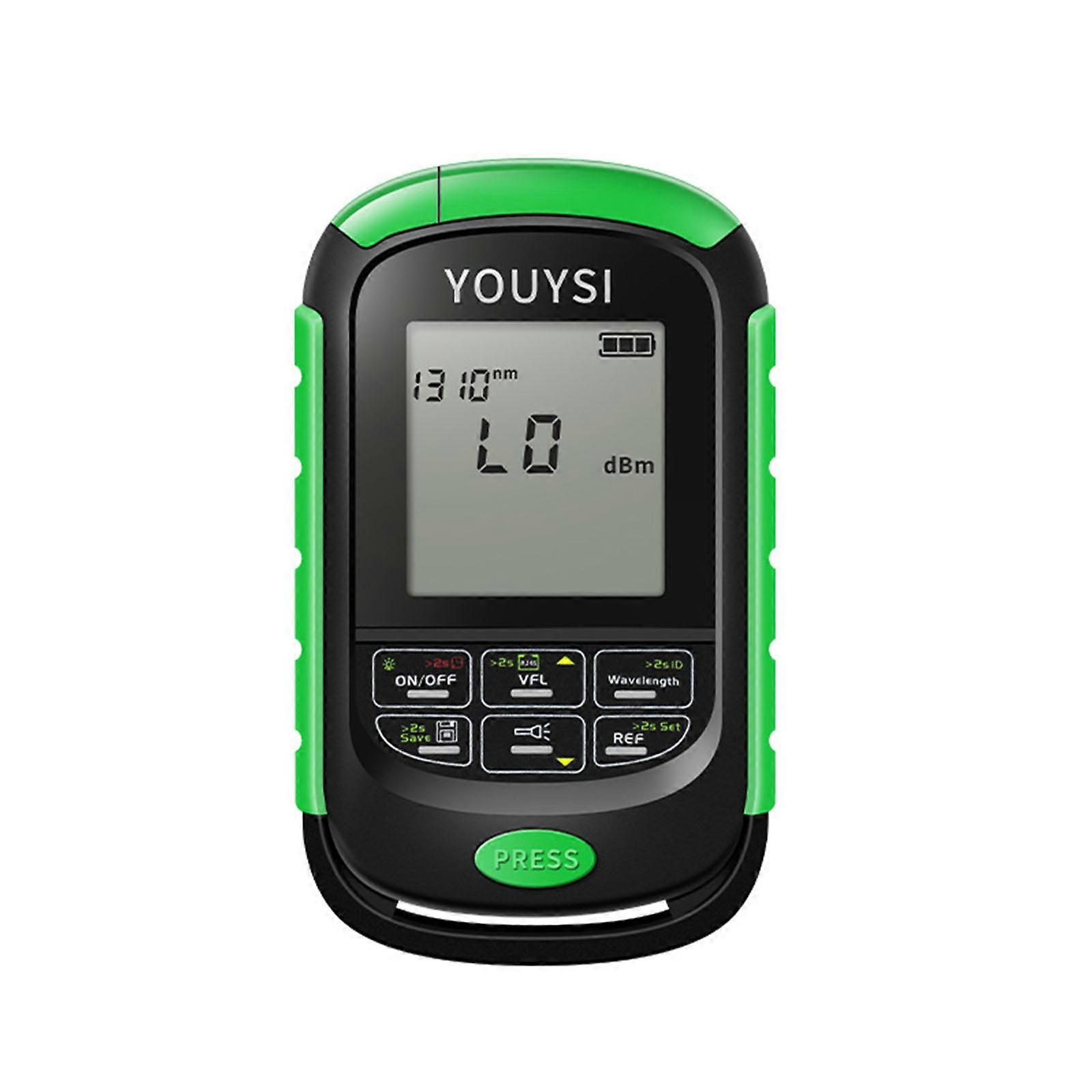 3-in-1 Fiber Cable Tester Multifunction Optic Power Meter for FC/SC/ST Interface USB Rechargeable Fiber Optical Power Me