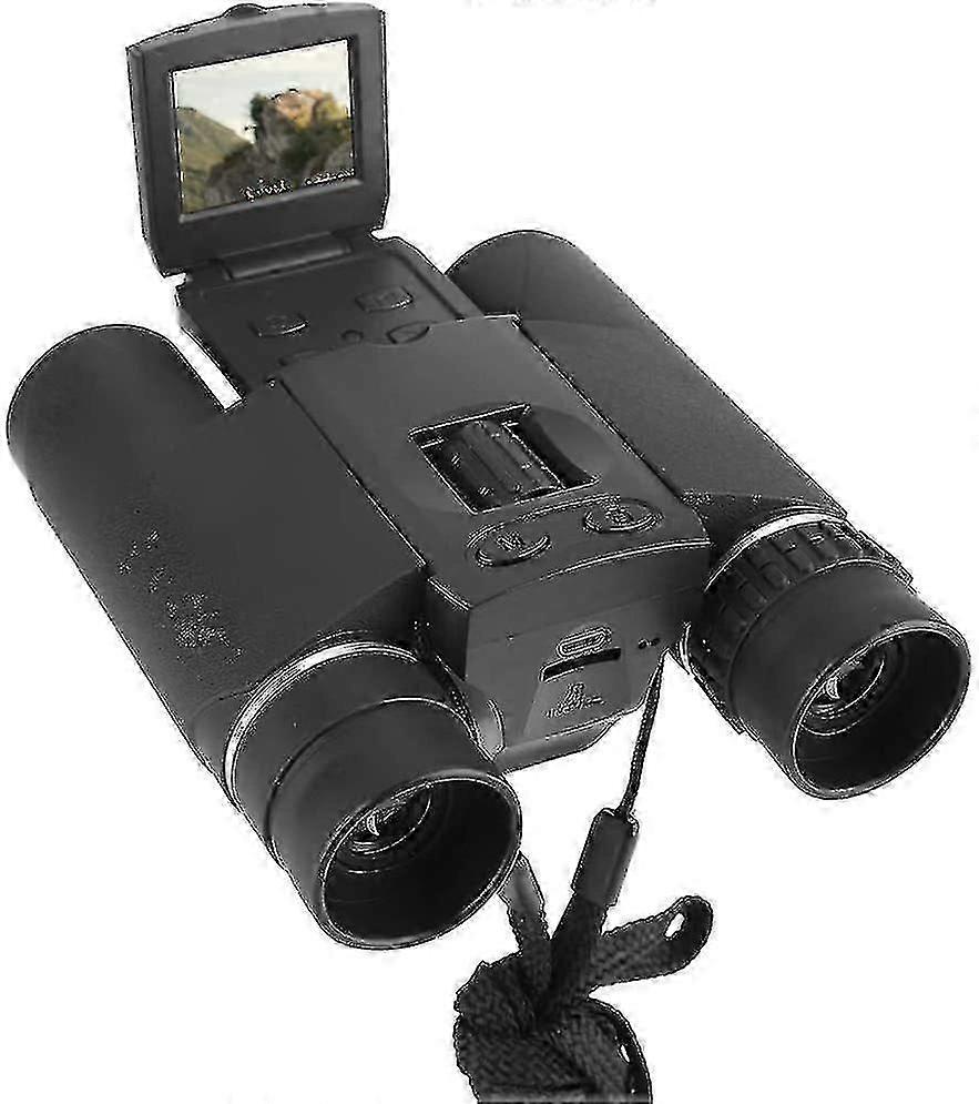 Digital Binoculars, 1.5 "lcd Screen Telescope Camera 10x25 Zoomable Binoculars Video Photoblack