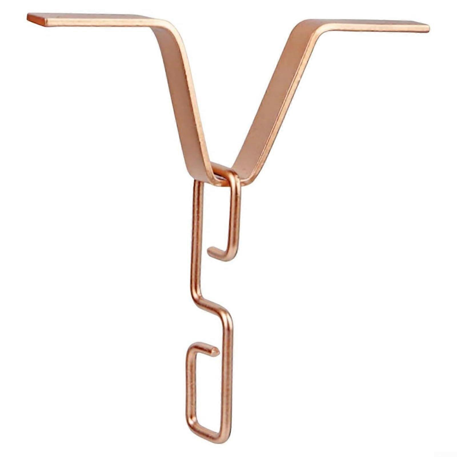 Rain chain gutter adapter clip for garden V style copper hook hanger