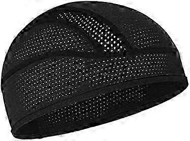 Say goodbye to smell, sweat and itchy sensations VARIOUS USAGE SUN PROTECTION Skull Cap Helmet Liner Beanie, Cooling Mesh Cycling Running Hat for Men