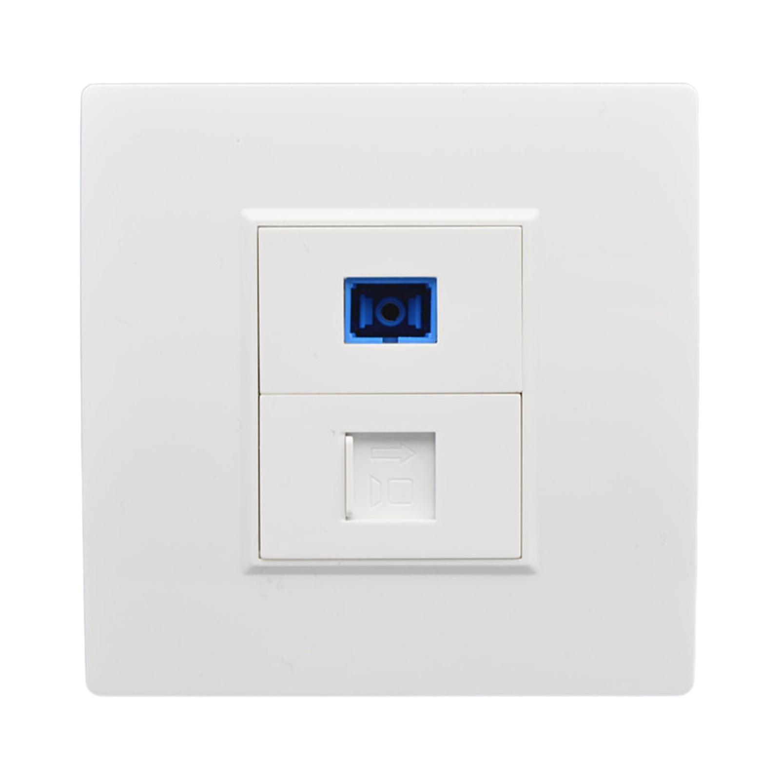 Network Wall Plate Outlet Devices Socket Face Plate Durable for Networking