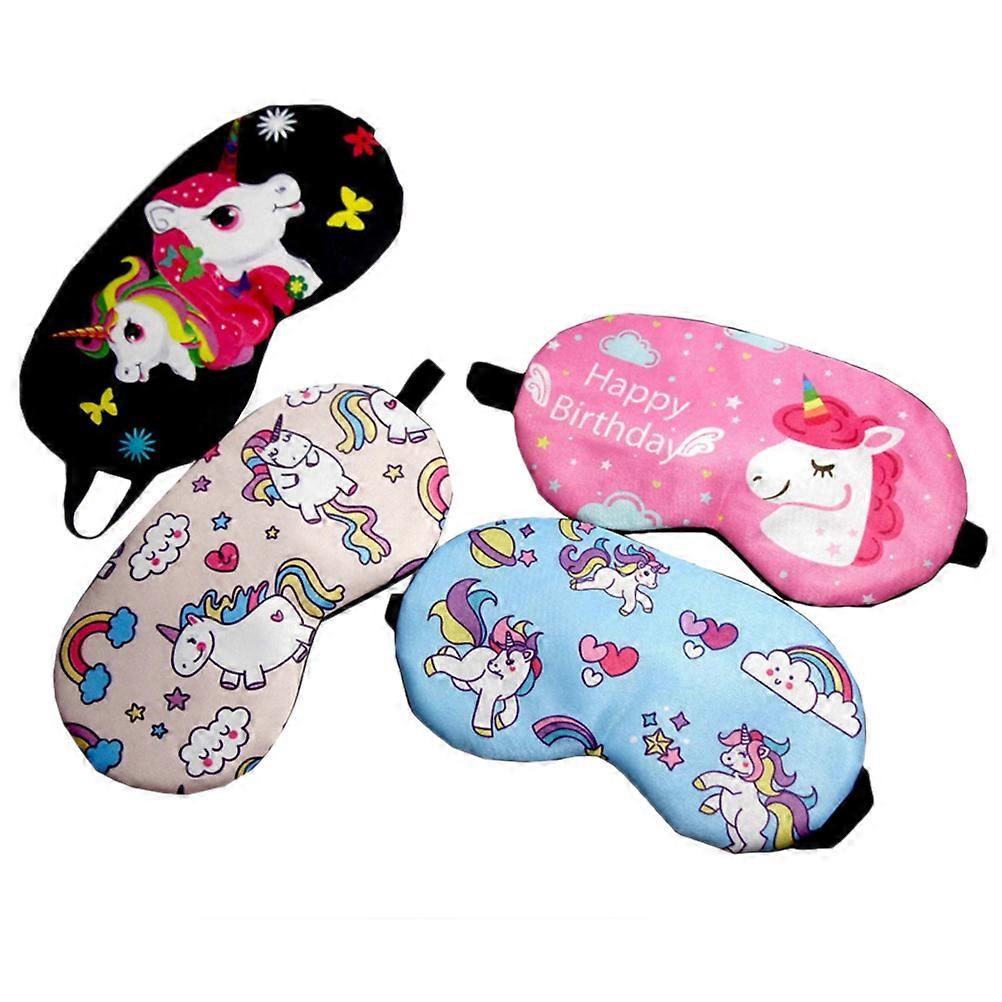 Mask Eye Patch for Sleep Use 4Pcs Lightweight Colors