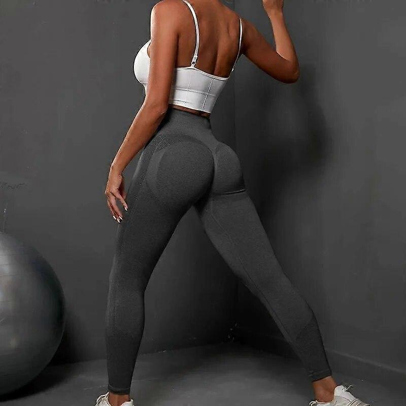 Seamless Sports Fitness Yoga Pants Women High Waist Push Up Womens Leggings Pants Slim Fit Exercise Running Jogging Pants 30685