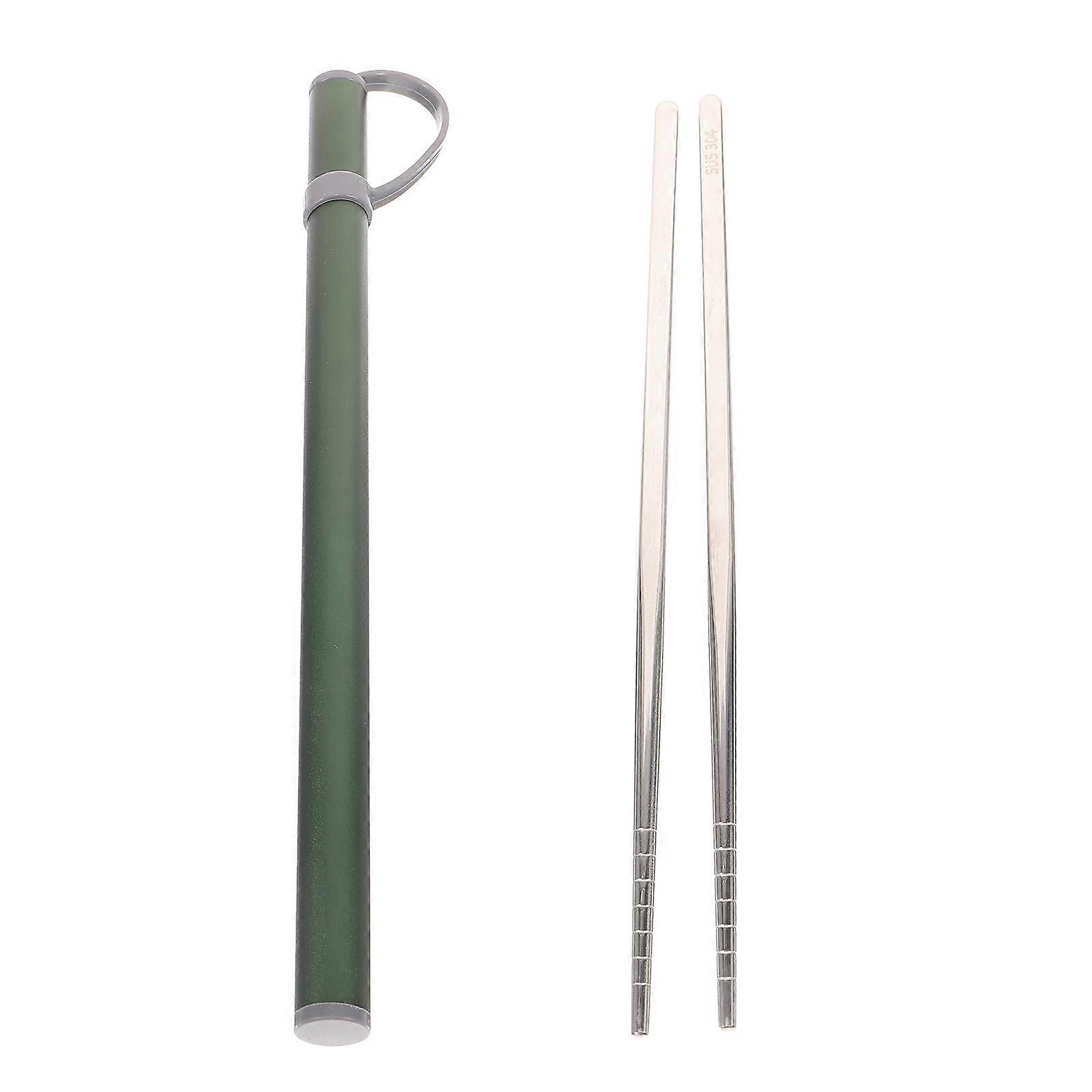 Stainless Steel Travel Chopsticks with Case – Durable, Compact, Reusable Outdoor Utensils for Camping, Picnic, and Daily Use