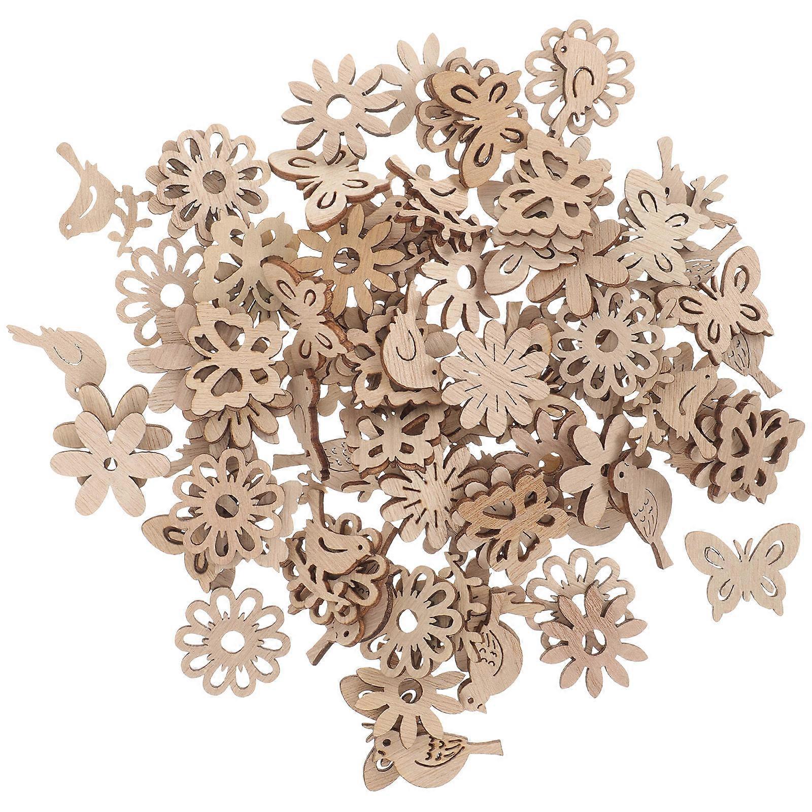 Wooden Decor Items, Smooth Edges for Easy Crafting, Excellent for Gatherings