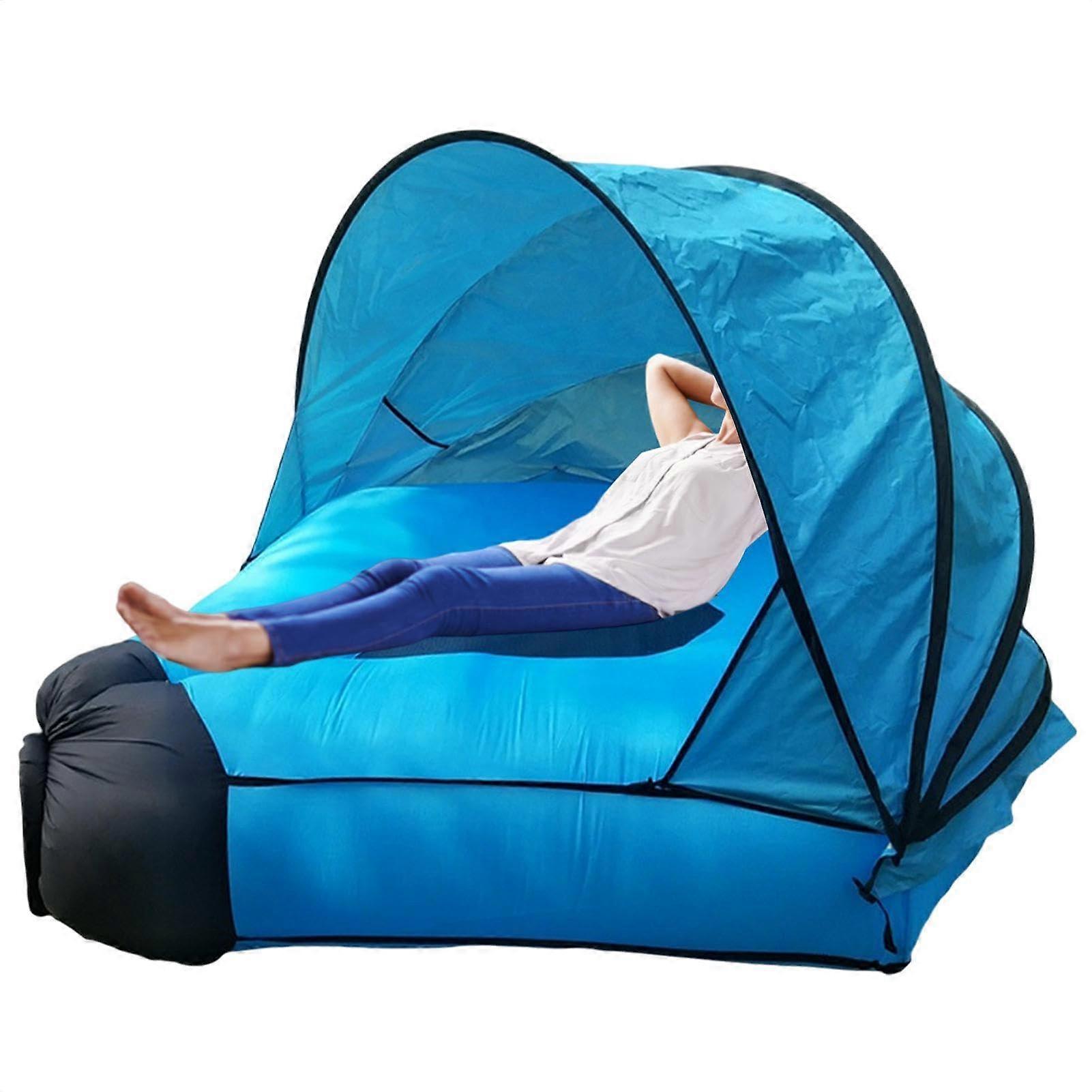 Inflatable Couch Windproof Lounger UV Resistant for Camping Outdoor