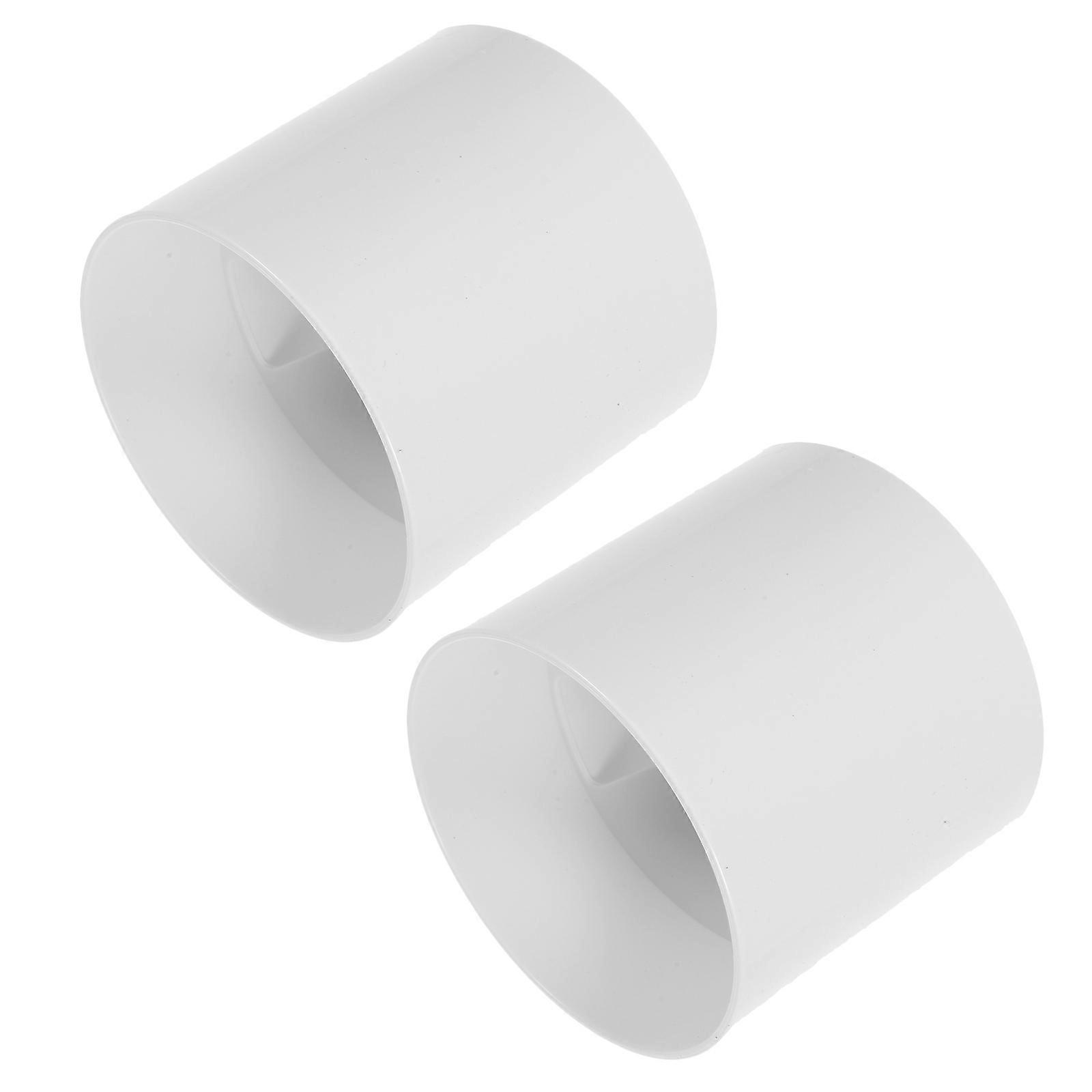 2 Pcs Durable Plastic Golf Putting Cup for Backyard Training Practice White Accessory for Golf Training
