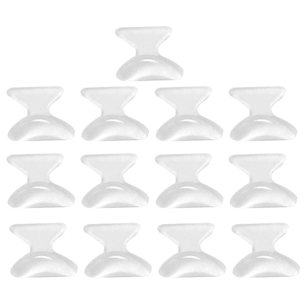 Nose Pads for Glasses Self Adhesive Back Height Adjustment Transparent 13Pcs