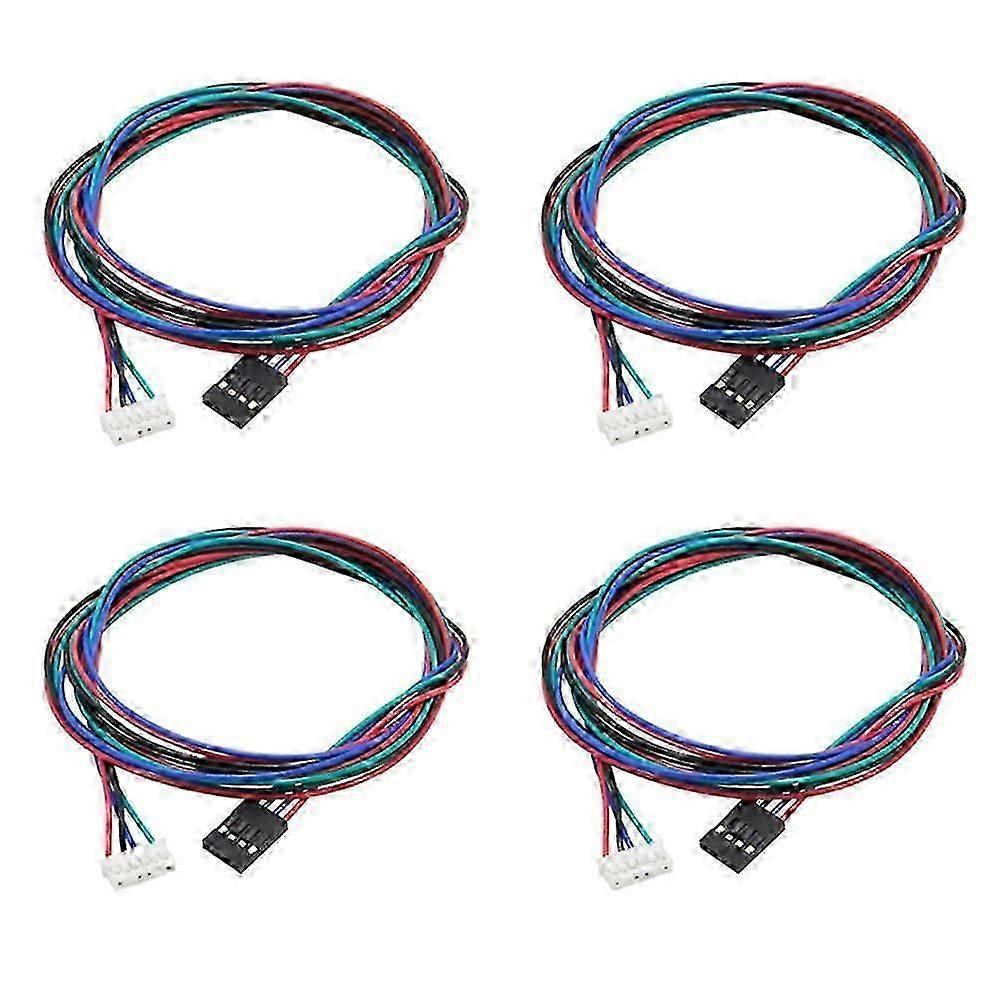 4 Pcs Terminal Connectors Nema 17 Stepper Motor Stepper Motor Cables Connector Cable NEMA 17 Bipolar Stepper Motor