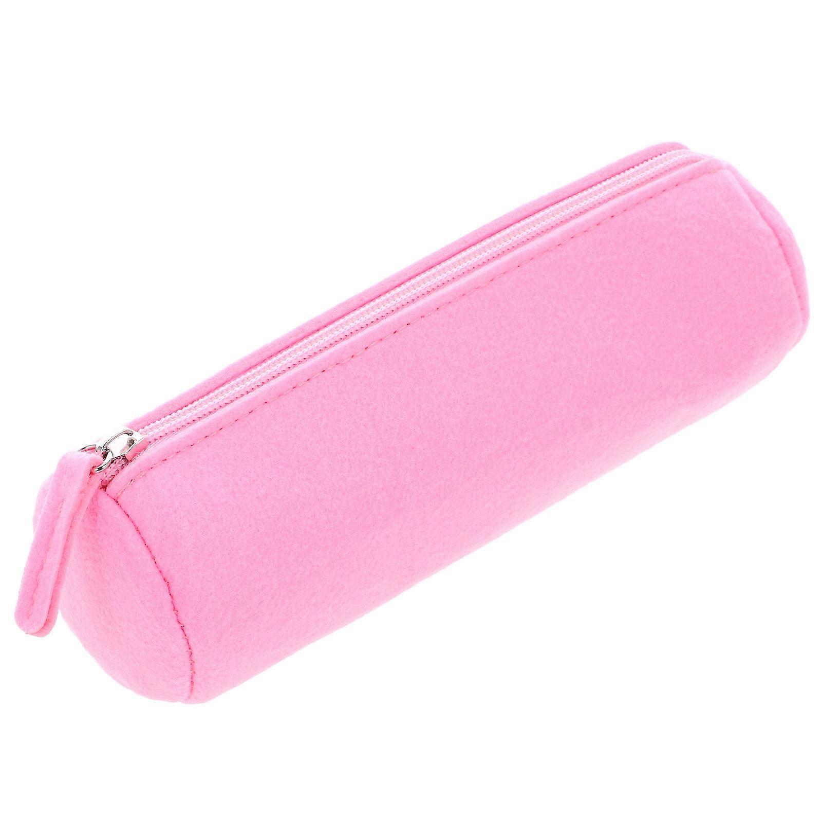 Zipper Pencil Case Multi-Functional Pencil Case Simple Office Use Felt 20.00X8.00X6.50CM Cosmetic Storage 1Set
