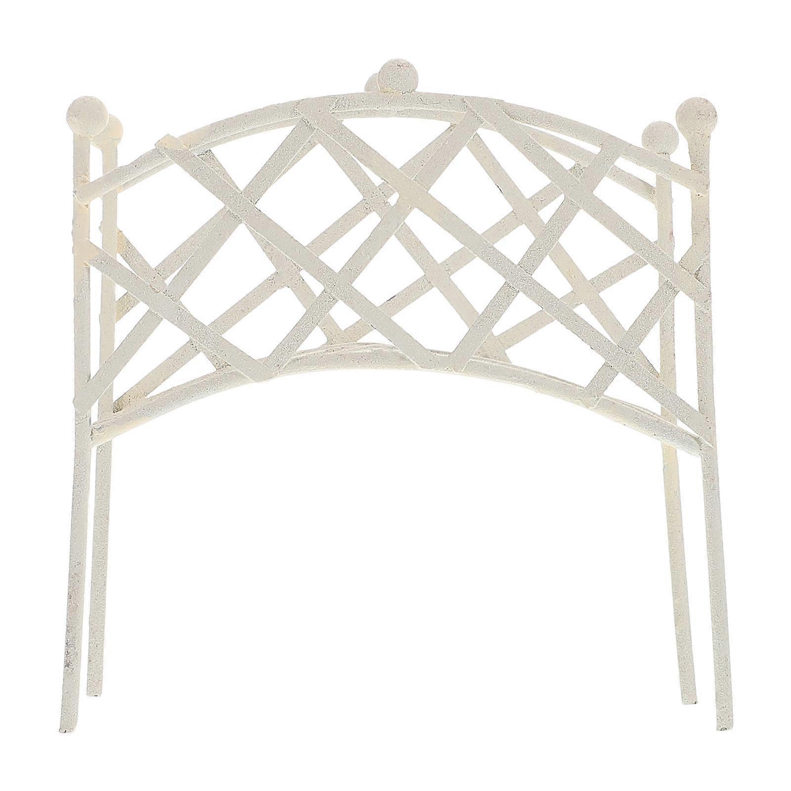 Decorative Miniature Bridge Fairy Garden Bridge Figurines Mini Arch Bridge For Planters Beige 8.50X8.00X4.00CM 1Set