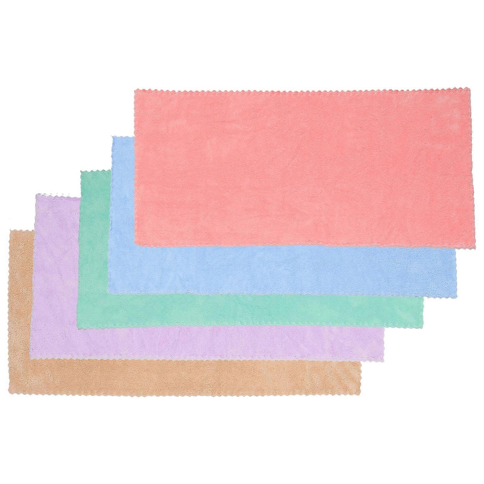 Bunny Cage Floor Mats Hamster Bedding Towels Bathing Rainy Weather Polyester Fiber 5Set