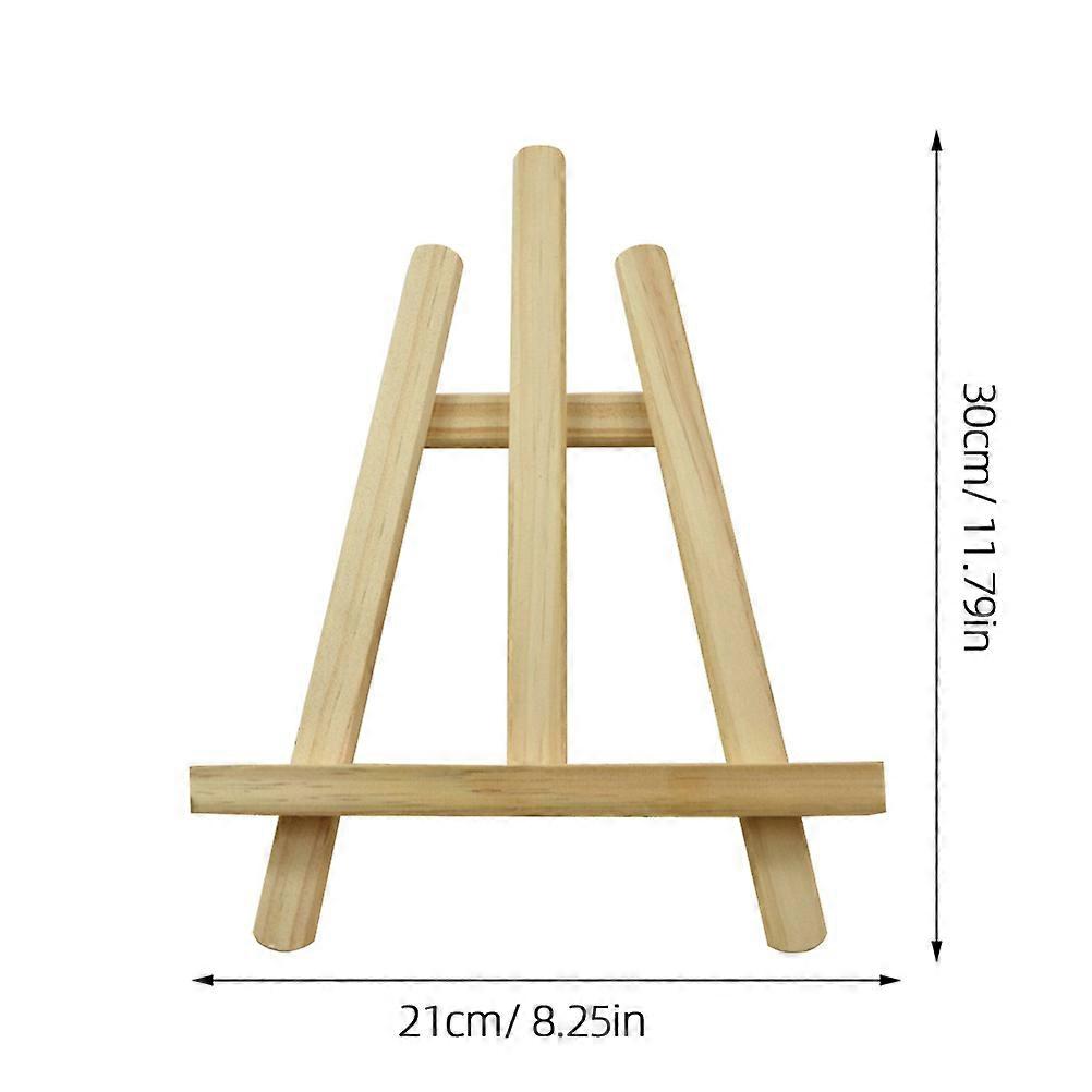 Wooden Display Easel Mini Picture Frame Tripod Stand for Art Party 28.50X28.50X15.00CM Displaying Framed Photographs 1Pack