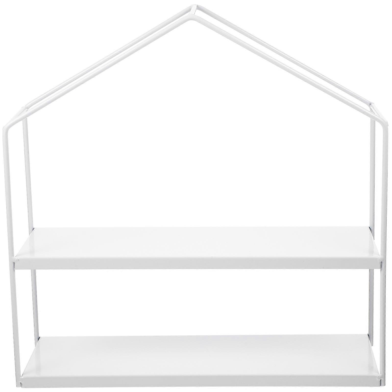 Dessert Display Tray Cake Holder Sturdy Storage Rectangular House Shape Nordic Style 1Pcs