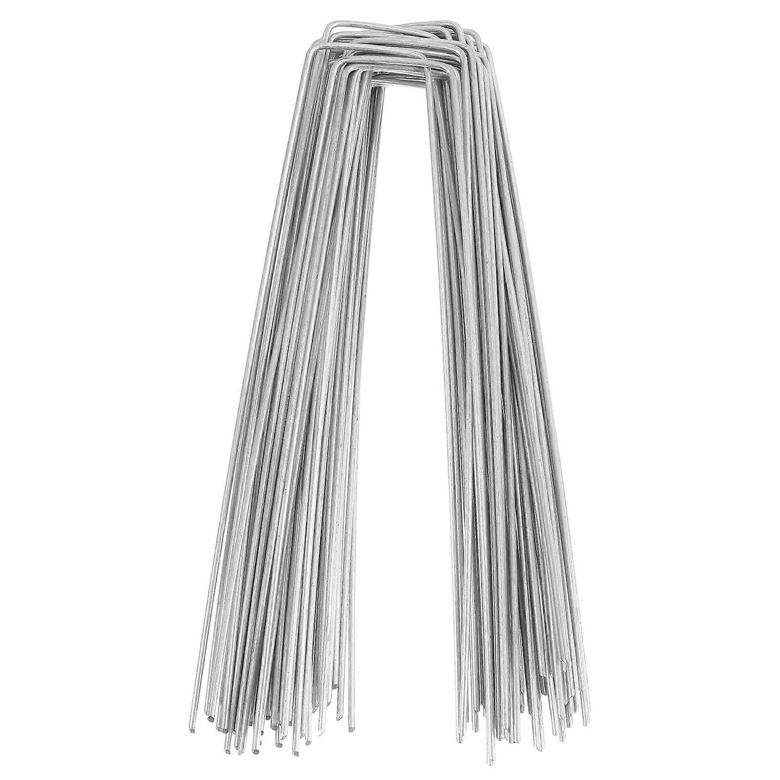 Professional Metal U-shaped Garden Pegs for Securing Tents Tarps Plants in Lawn Assorted Color