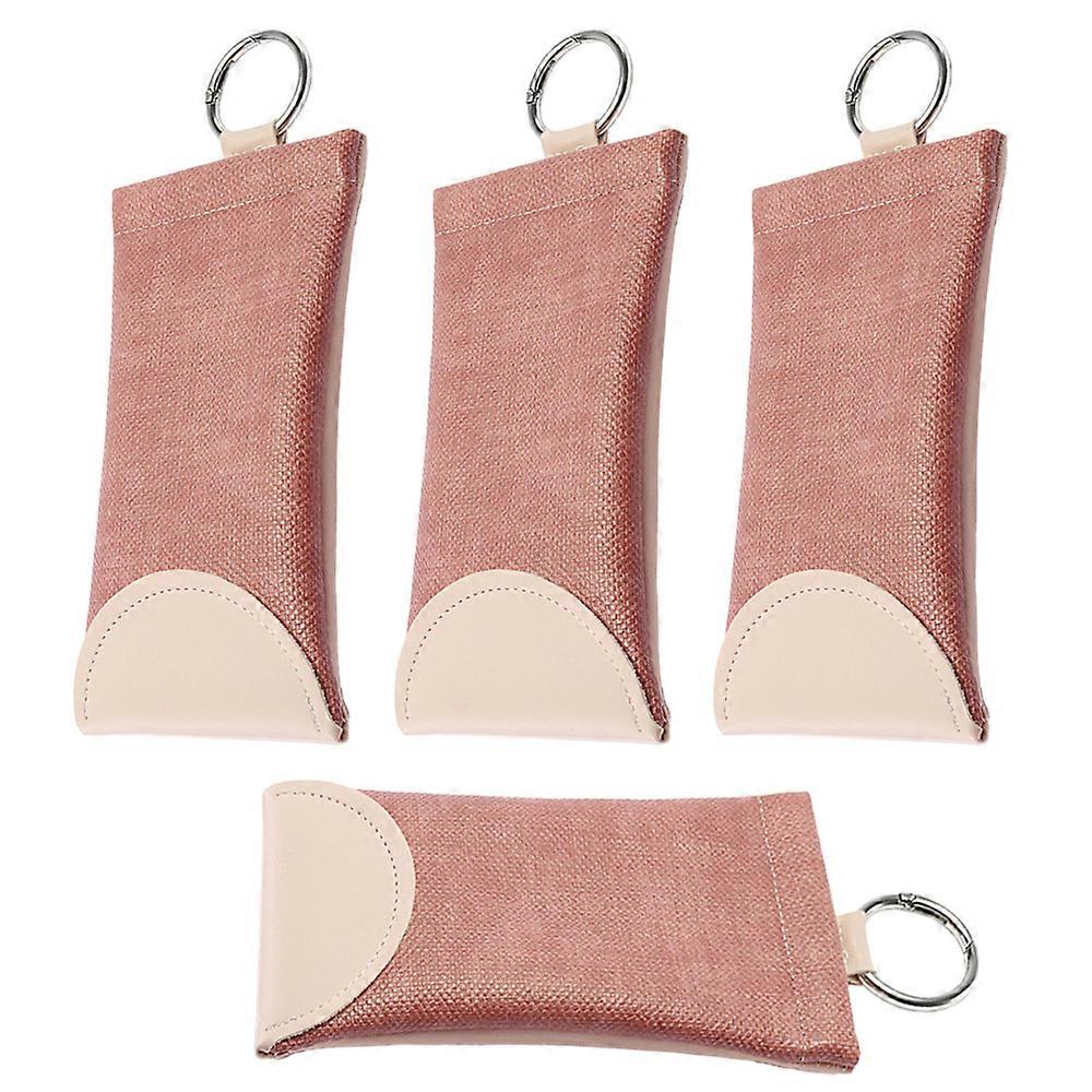 Leather Travel Sunglass Case Squeeze Eyeglass Case With Hanging Loop-Style4