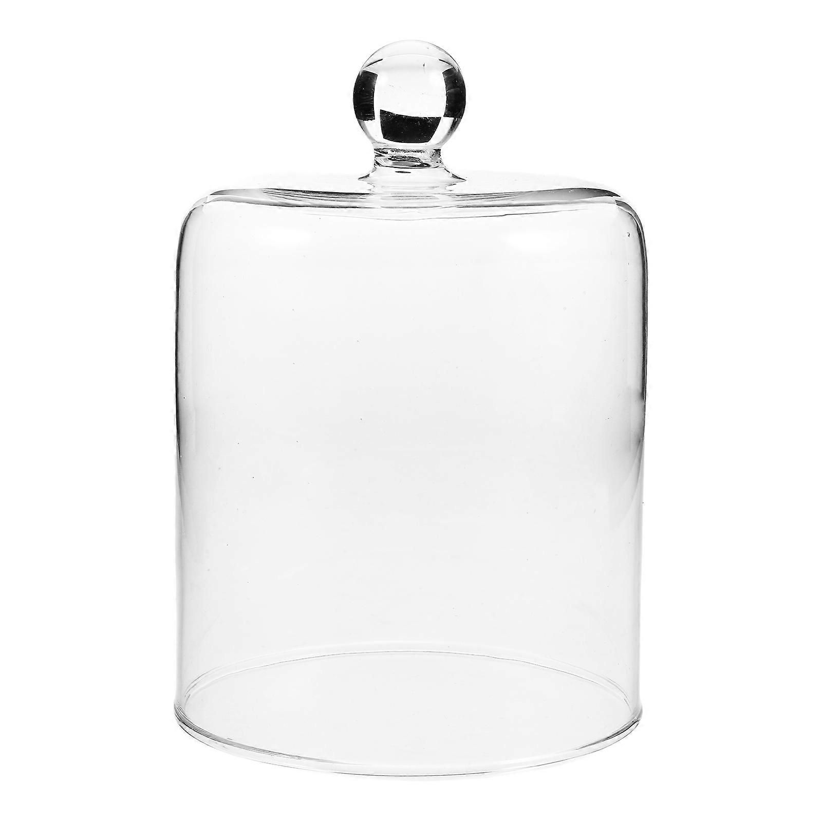 Cloche Dome Glass Display Cover For Flower Display Elegant Design Transparent 14.00X10.00X10.00CM 1Pack