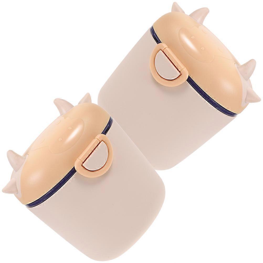 Dispenser Container Portable Storage For Travel Parents 2Pcs