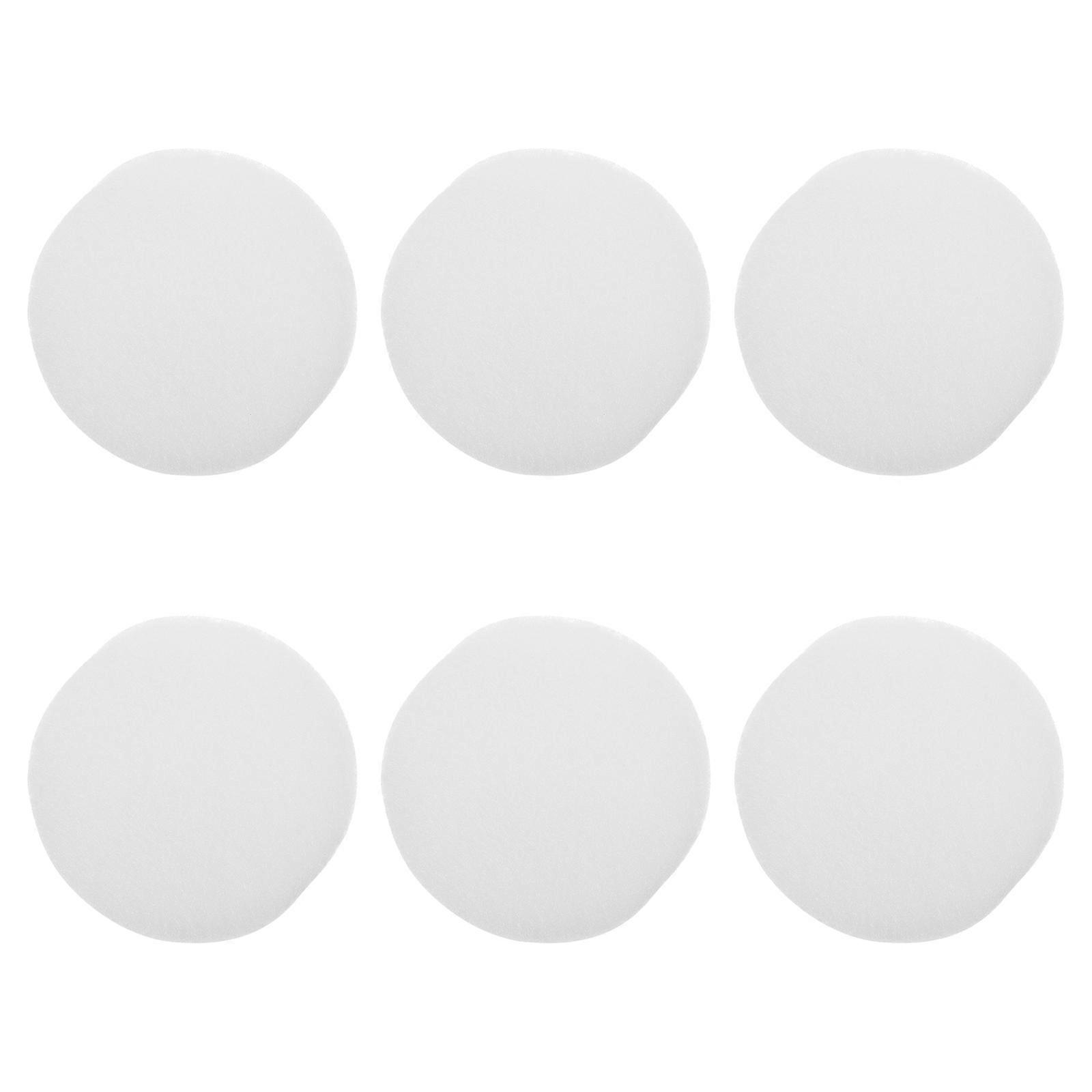 Éponge de remplacement Filtre Média Tampon Filtres d’aquarium Accessoires d’aquarium Blanc 12.5X12.5X2CM Filtration d’eau 6Pcs