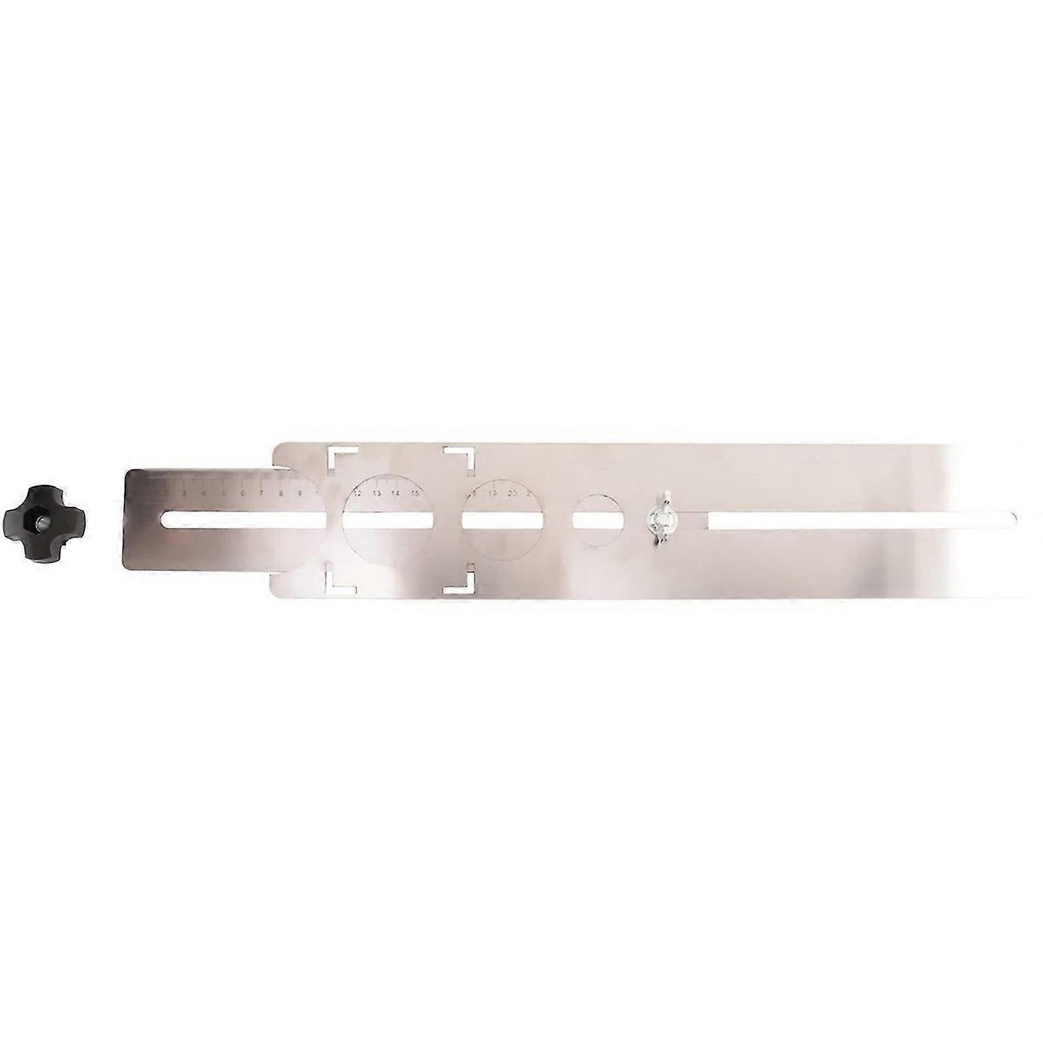 Multi-Functional Stainless Steel Ceramic Tile Hole Locator Ruler 360 degree Adjustable Punching Hand