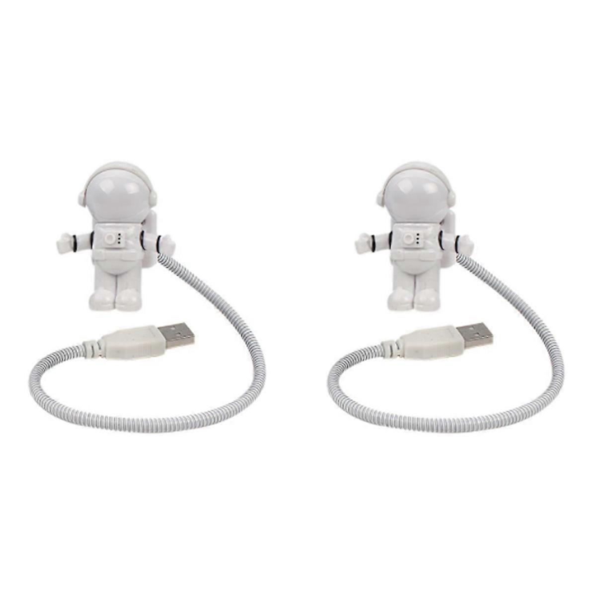 LED USB Night Light Astronaut Shape Portable Lighting Adjustable