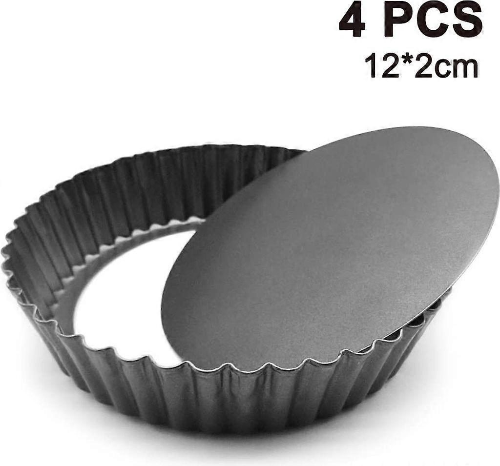 Mini Tart Tins, 4-Piece, Non-Stick, 12cm