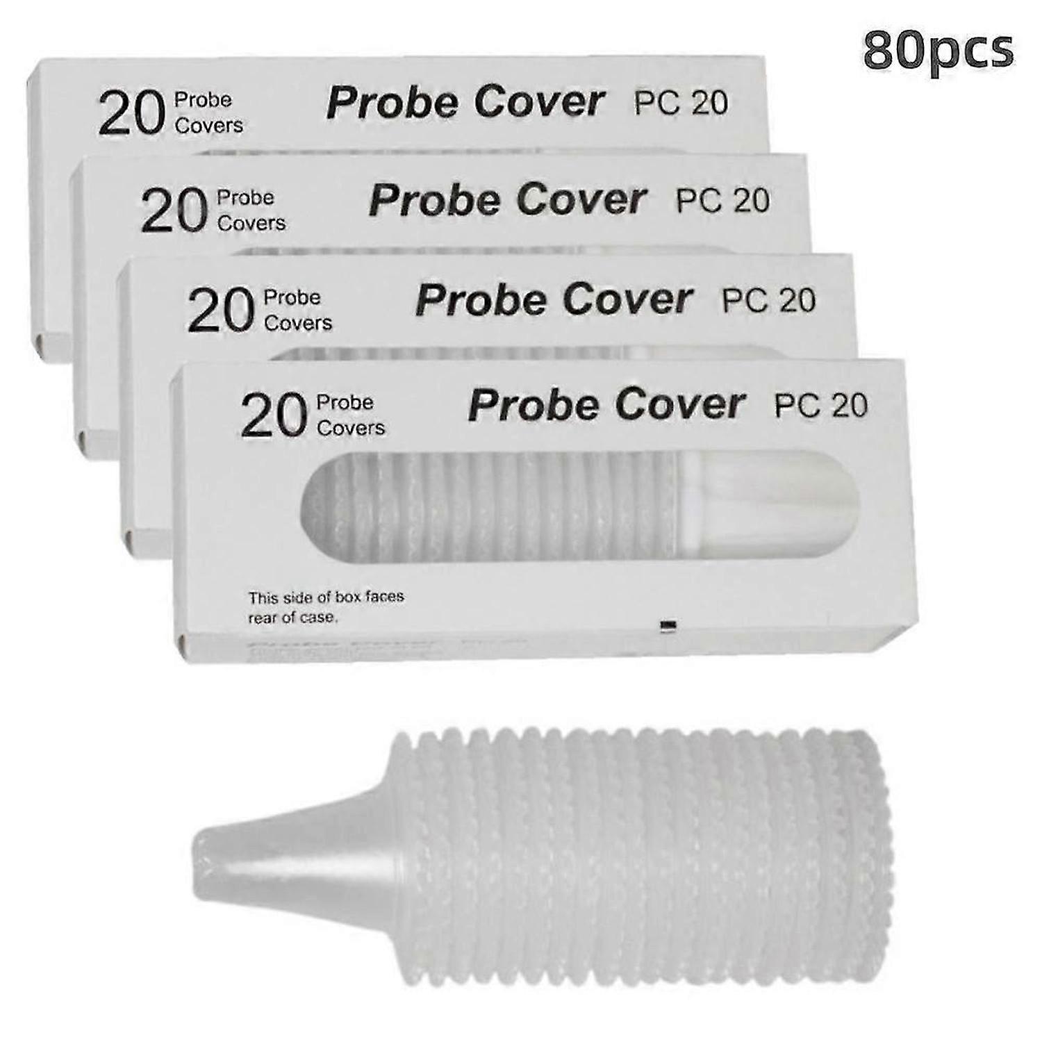 80pcs Braun Ear Thermometer Replacement Filter Probe Cover Cap
