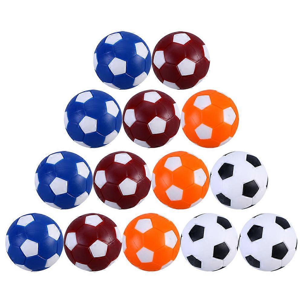 Table Football Accessory Miniature Footballs Replacement Tabletop Soccer Game Accessories Plastic 3.6CM Indoor Gaming 16Pcs