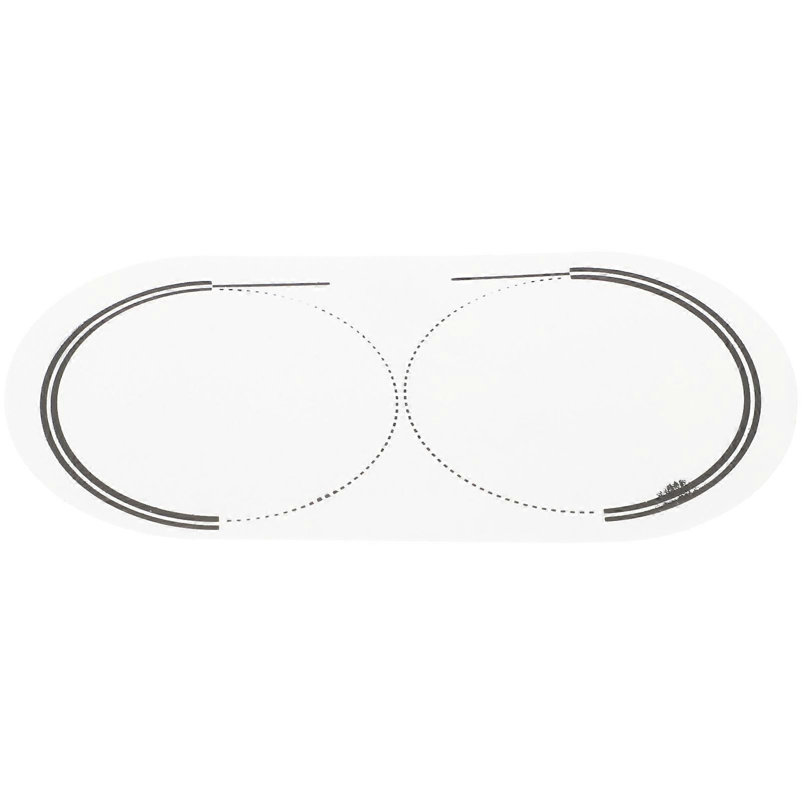 Drum Click Accessories for Studio Sessions Reusable White 12.9x6.9cm Reduce Overtones 1Set