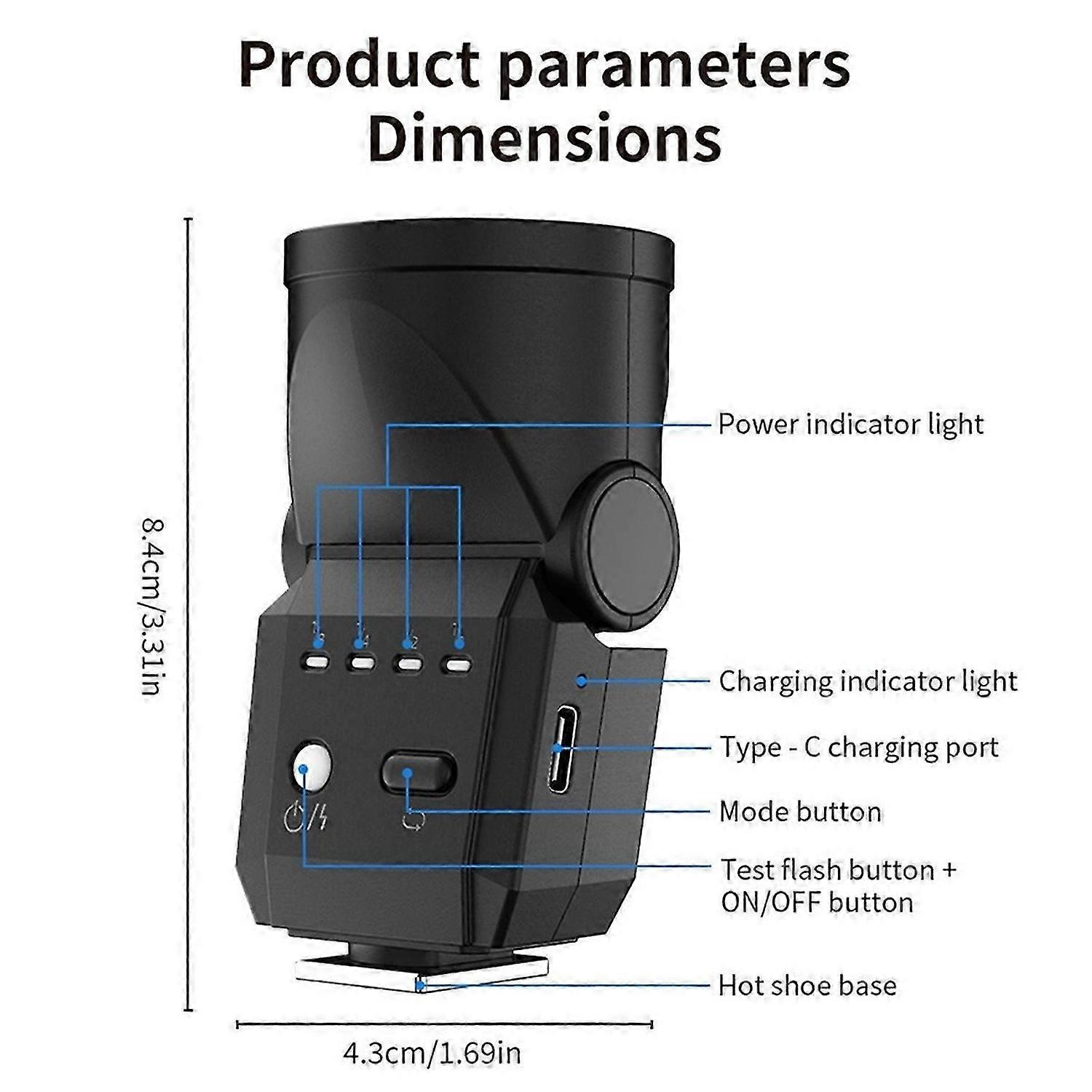 Universal Retro Mini Flash Micro-Single Camera External Top Light Hot Shoe Small Photography Fill Li