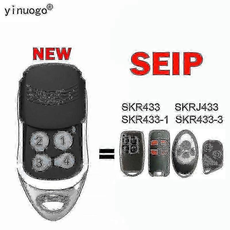 Für Seip Skr 433 J433 433-1 433-3 Ferngesteuerter Garagentoröffner 43392MHz Rollcode Seip Skr433 Skrj433 Skr433-1 Skr433-3