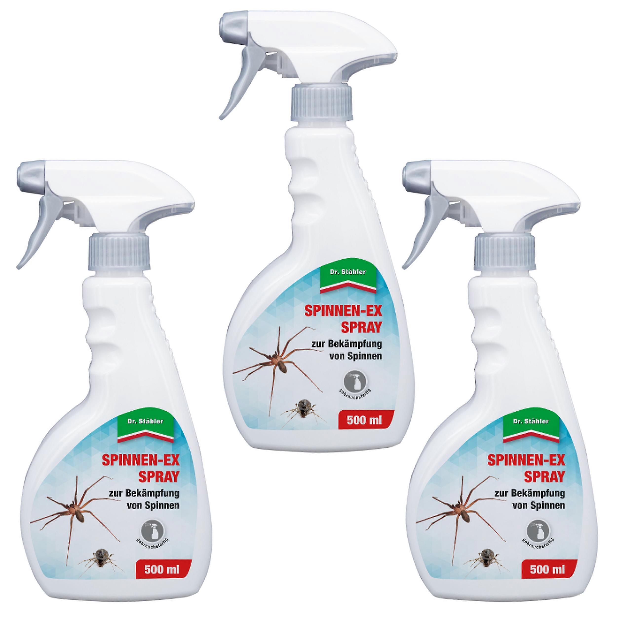 3 x DR. STÄHLER Spider-Ex Spray, 500 ml