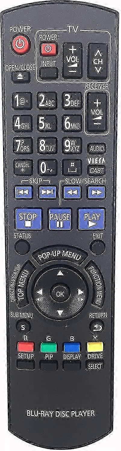 N2qayb000508 Replacement Remote Control For Panasonic Blu-ray Dvd Player