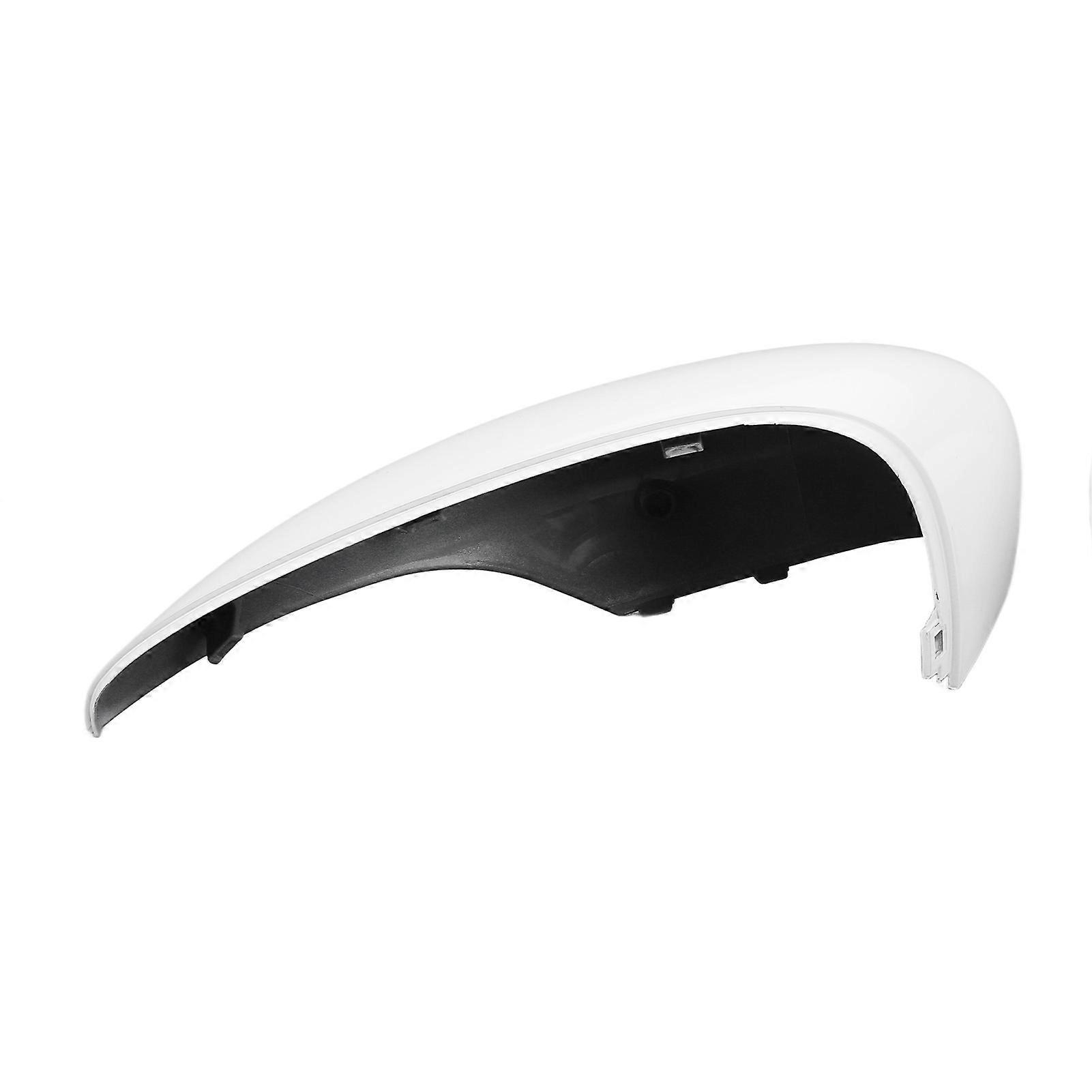 2Pcs Door Side Mirror Cover Left Right White Scratch Resistant 76251 T5A J31 for Fit Jazz 2014 to 2019