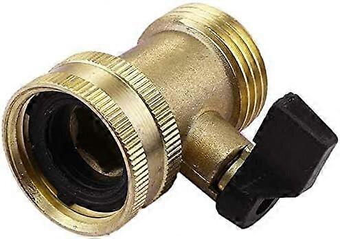Brass Garden Hose Shutoff Valve, 3/4" Threaded Ball Valve