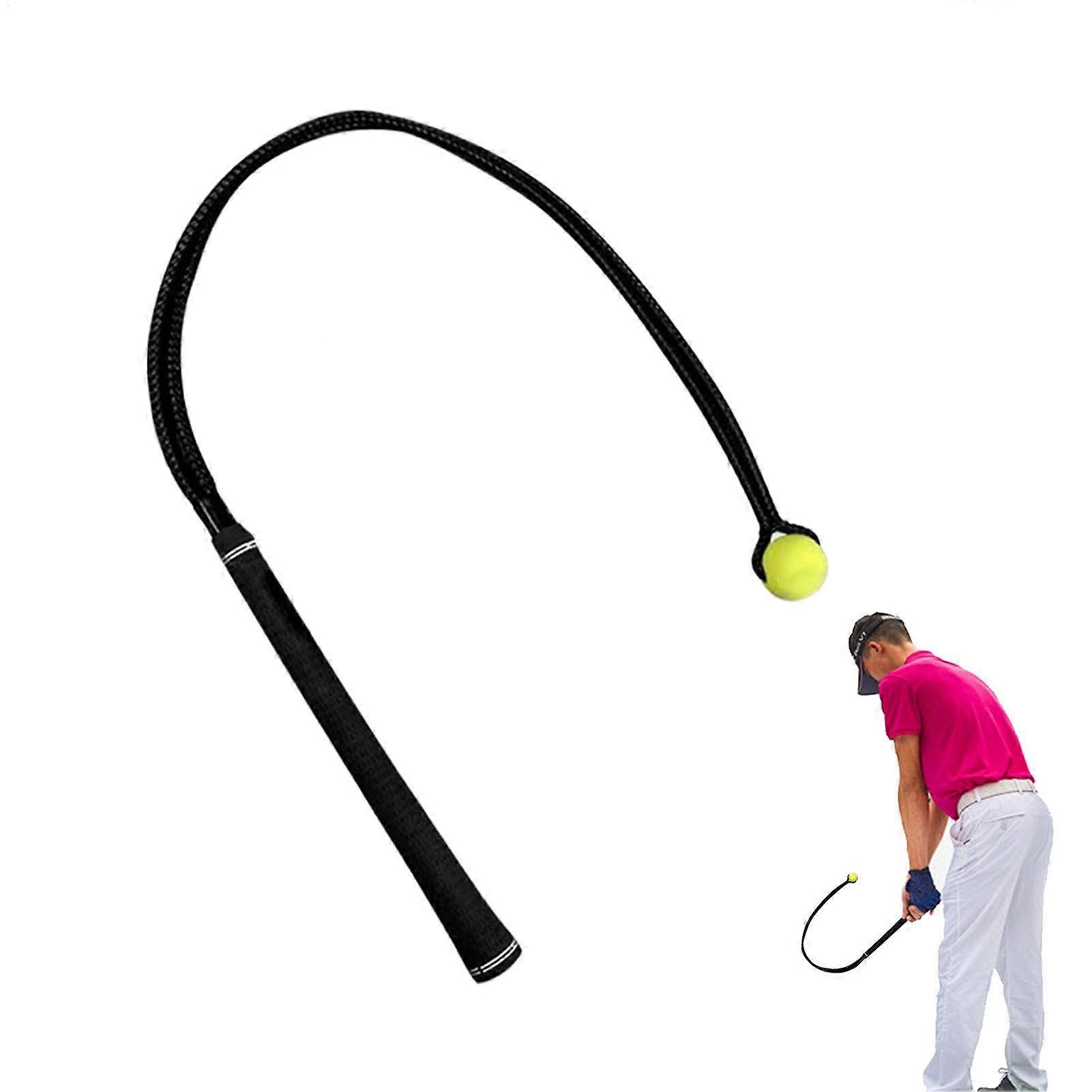 Golf Swing Trainer Physical Alignment Rope, Golf Swing Training Rope Speed Practice Equipment to Correct Posture