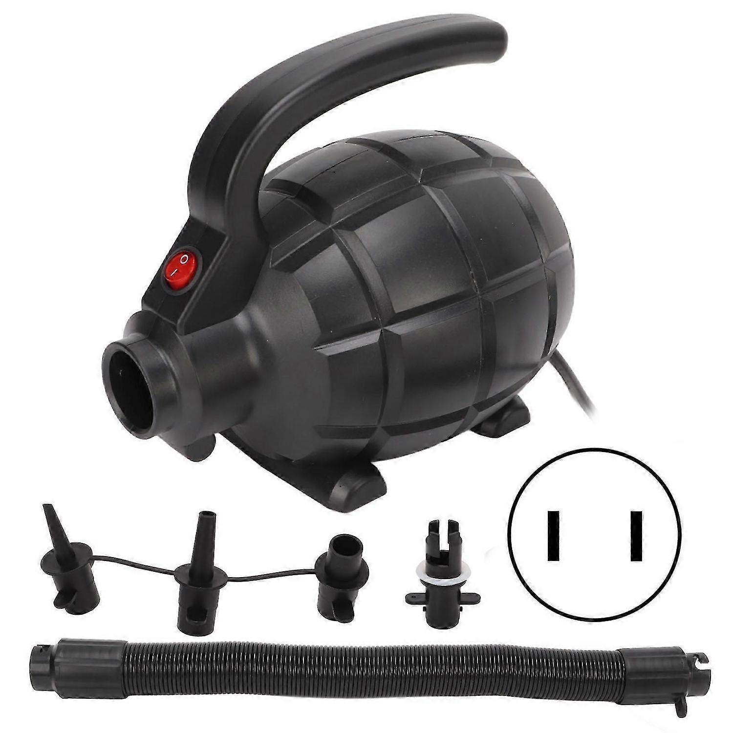 Electric Air Pump High Pressure Quick Fill 600W Tool Set Kit for Inflation Deflation US Plug 110V
