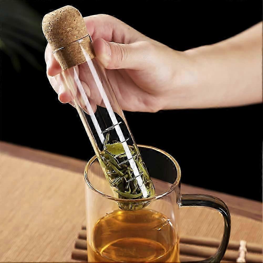 Universal Glass Tea Strainer - Reusable Infuser for Loose Leaf Tea