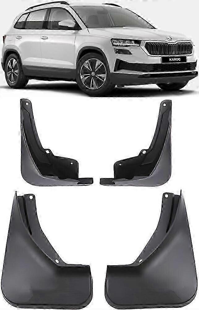 High Qualitygenuine Molded Splash Mud Flaps For 2017-2024 Skoda Karoq