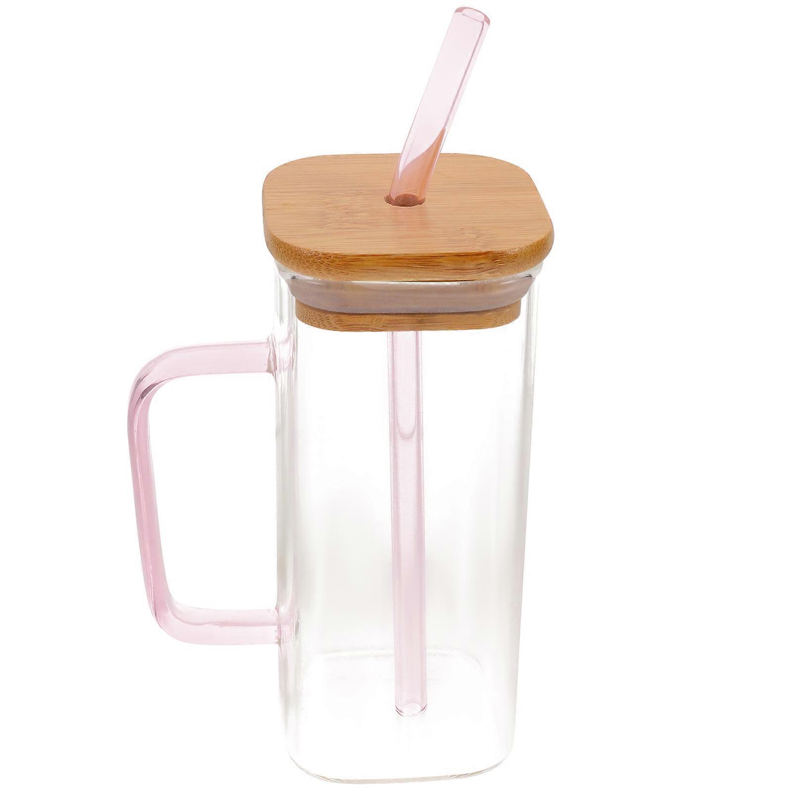 Slim Water Bottle With Straw Portable Sealing Clear For Office Use And Picnics 1Pcs