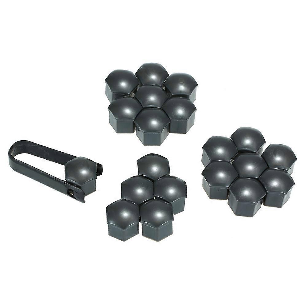 20pcs Universal 19mm Wheel Nut Covers Lug Nut Caps Screw Protector